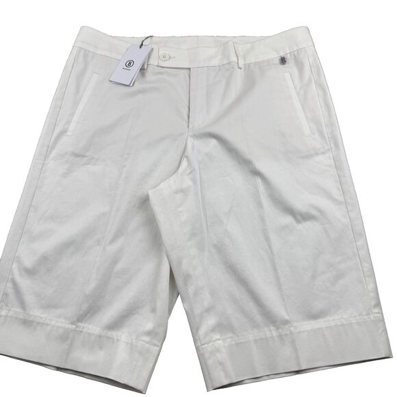 Bogner Pants - NWT BOGNER Bermuda Lara2 Shorts Women's XL/12 White 13 Inch Inseam Stretch